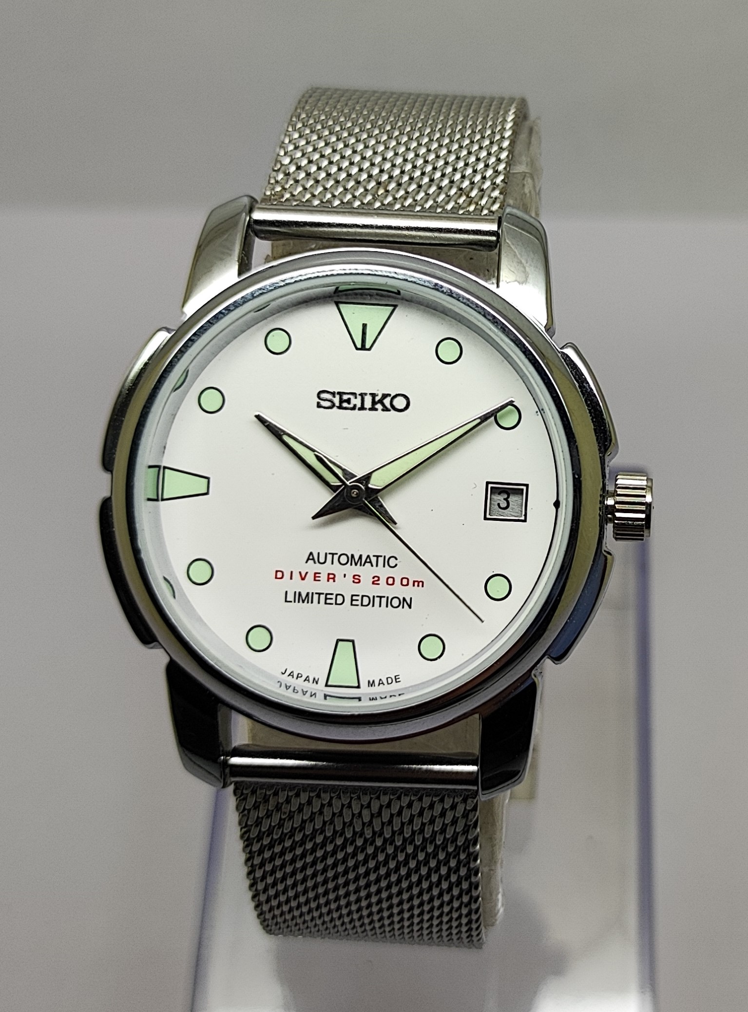 Seiko 5 Automatic white dial