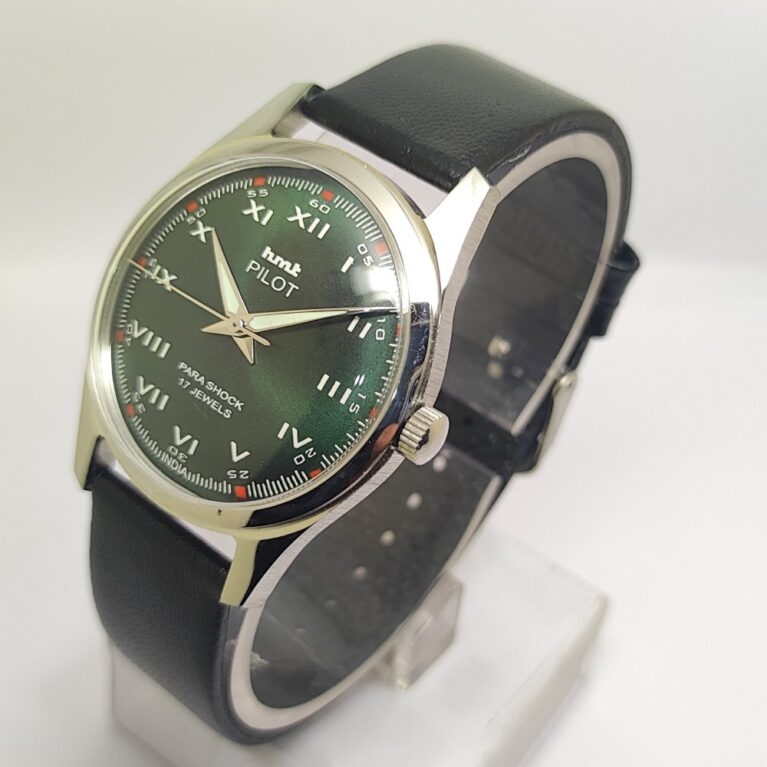 HMT Pilot Mechanical Hand Winding Men’s Steel Mod wrist watch