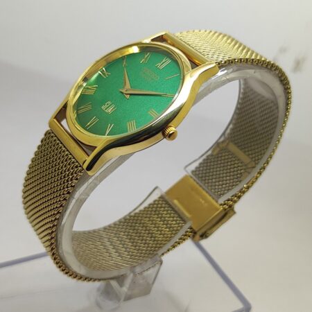 Seiko Quartz Slim Men Japanese Refurbished Mod wrist watch