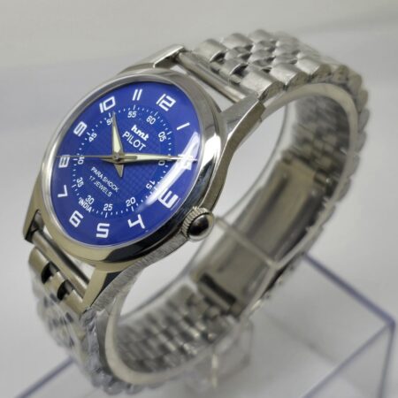 HMT Pilot Mechanical Hand Winding Men’s Steel Mod wrist watch